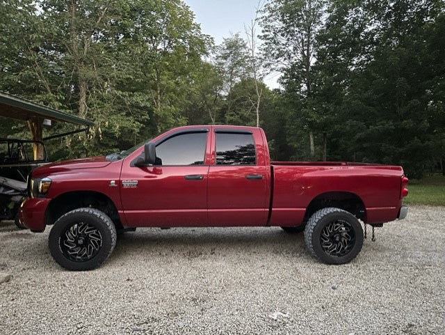 Check out this beautiful red Dodge Cummins! A reminder to fix your rust ya filthy animals! Free shipping in the U.S. until September 22nd! Get on it while it lasts!